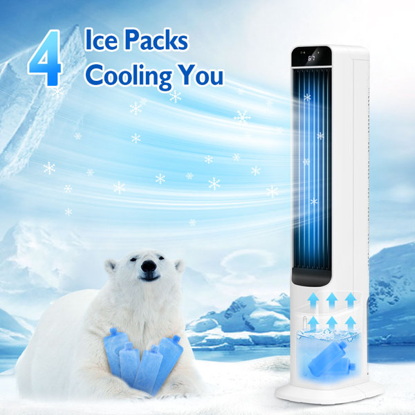 oylus 41.5" Evaporative Air Cooler Tower Fan Humidifier Portable Air